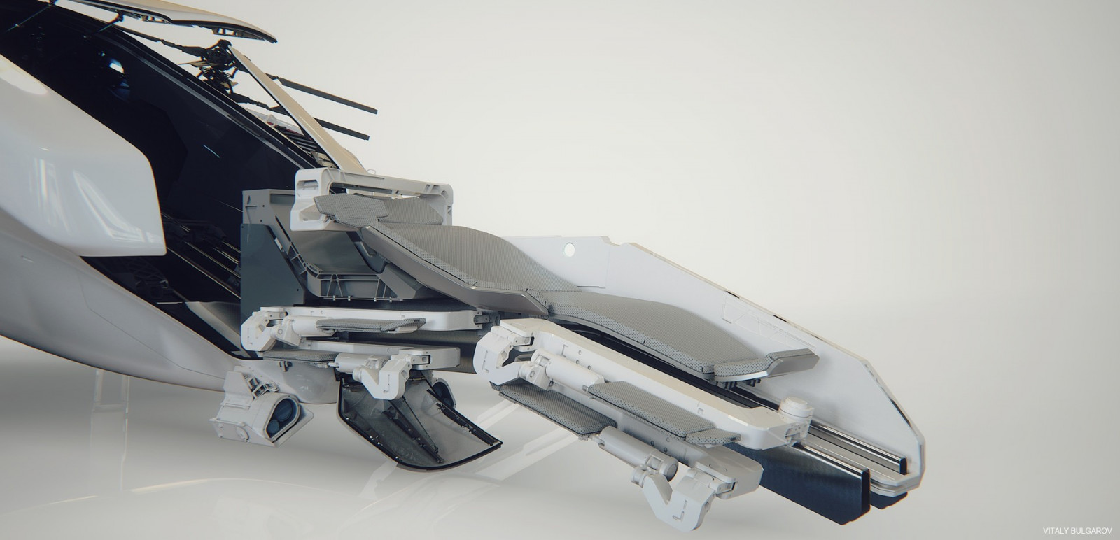 digital konst, säng, trogen, fordon, maskin, Vitaly Bulgarov, bildesign, fordons exteriör, motorfordon, Med, 1920x927 px, product design