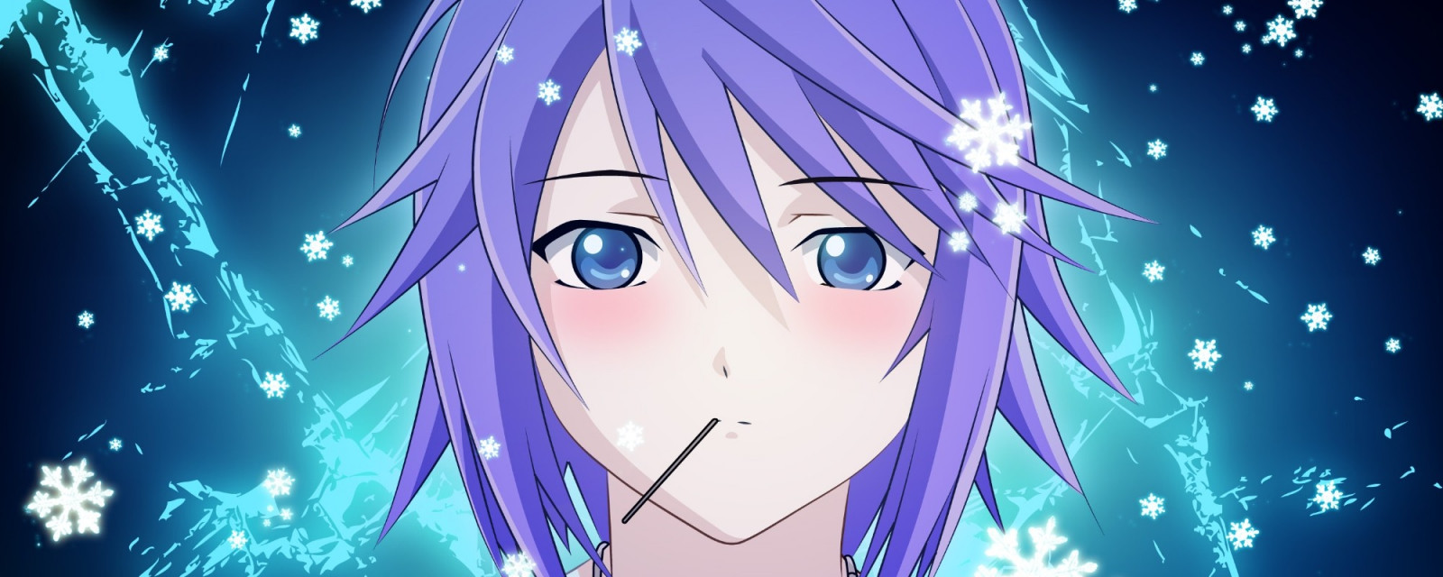 illustrazione, anime, Rosario + Vampire, Shirayuki Mizore, immagine dello schermo, sfondo del computer, mangaka