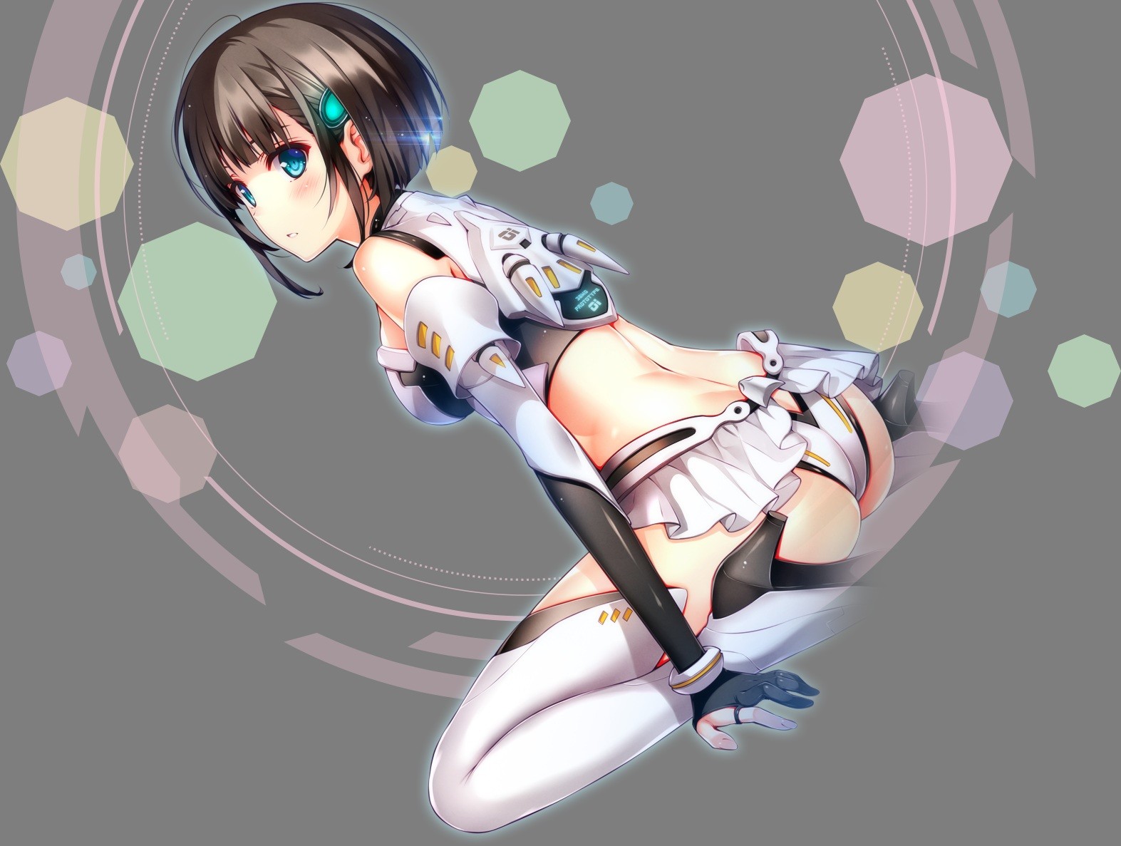 illustrazione, anime, anime girls, culo, cartone animato, Calze, tacchi, Anemori Ayano, Rasnastrike Angeli, mangaka