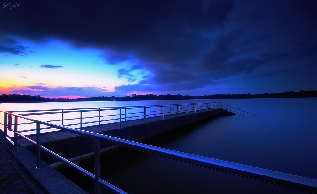 slunečnímu záření, západ slunce, moře, noc, Singapore, odraz, nebe, svítání, modrý, večer, ráno, měsíční svit, horizont, atmosféra, soumrak, Soumrak, světlo, mrak, svítání, oceán, vlna, Zeiss, tma, a7, sonya7, fe1635, a7series, upperseletarreservoir