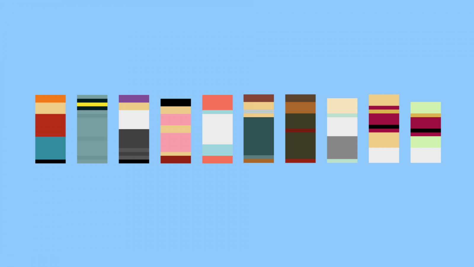 colorato, illustrazione, astratto, sfondo blu, testo, bandiera, modello, marca, Futurama, colore, forma, design, linea, font, diagramma