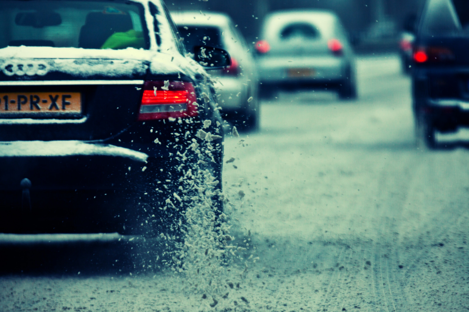 Wallpaper motor vehicle, automotive design, snapshot, road, snow