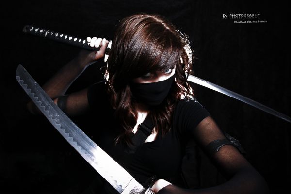 Canon,sexy,girl,Ninja,sword,assassin