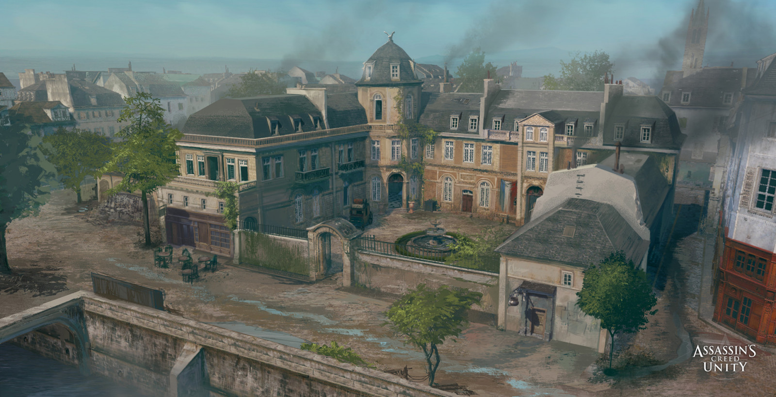 Creed Assassin Unity, opera de arta, Assassin`s Creed, Video Game Art