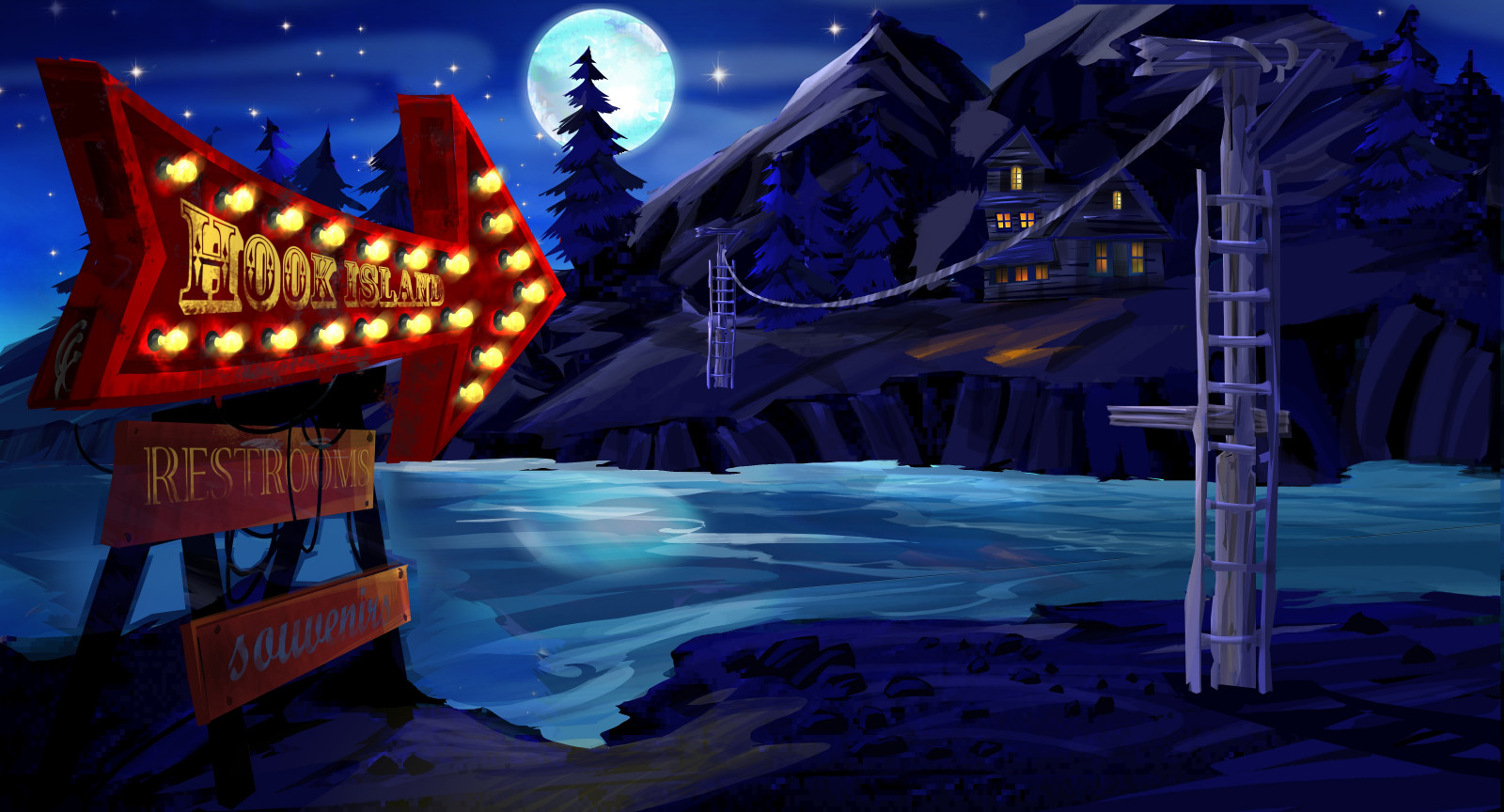 Wallpaper illustration, Monkey Island, screenshot, computer wallpaper