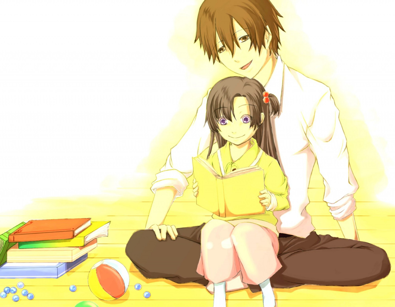 ilustrace, anime, kreslená pohádka, Kure nai, Kuh v Murasaki, Kurenai Shinkur, hrát si, mangaka