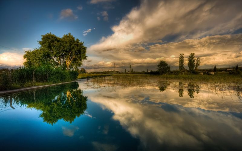 slunečnímu záření, západ slunce, krajina, jezero, voda, Příroda slunečnímu záření, západ slunce, krajina, jezero, voda, Příroda