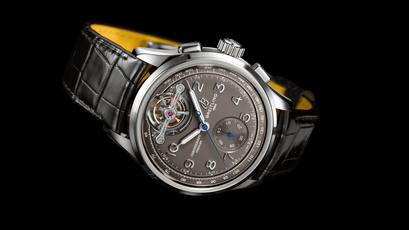 Breitling, hodinky, technika, čísla, tmavé pozadí