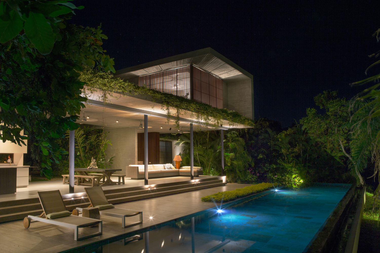 Wallpaper : swimming pool, house, architecture, modern 1500x1000 ...