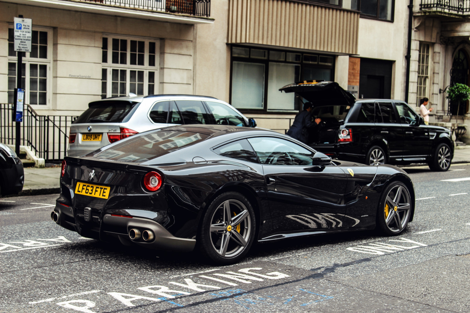 Londýn, Černá, auto, vozidlo, slunce, dějiny, Kánon, letní, sportovní auto, Ferrari, výkon auta, Hypercar, italština, F12, Vzácný, superauto, worldcars, pozorovatel, ferrarif12, pozemní vozidla, automobilového designu, závodní auto, automobil make, luxusní vůz, ferrari spa, Ferrari 599 GTB Fiorano