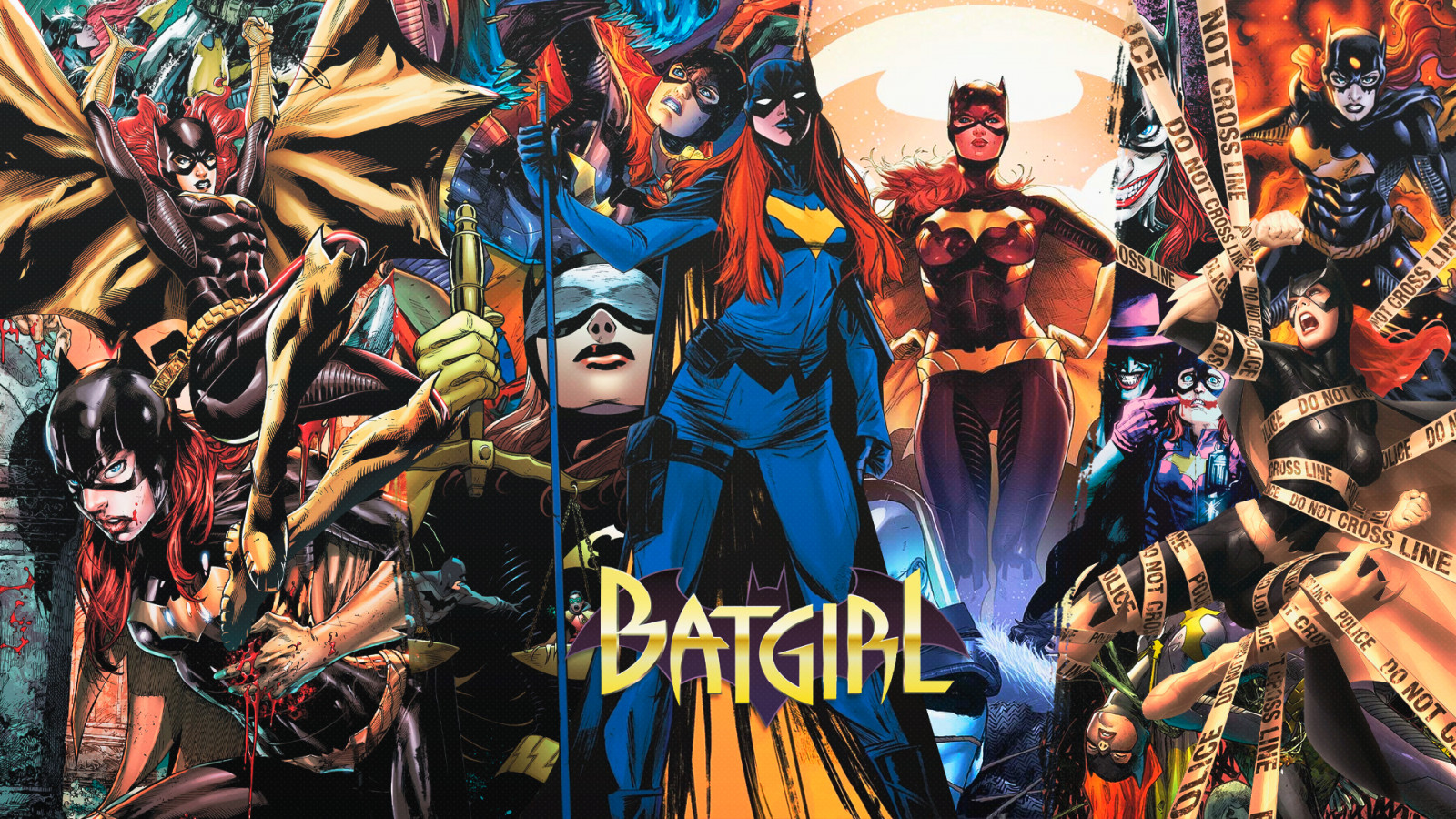 Fondos de pantalla : Bati-chica, collage, DC comics, Universo DC ...