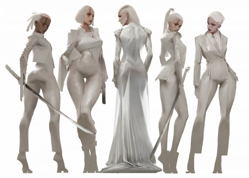 ArtStation, umělecká díla, fantasy dívky, zbraň, ženy, meč ArtStation, umělecká díla, fantasy dívky, zbraň, ženy, meč