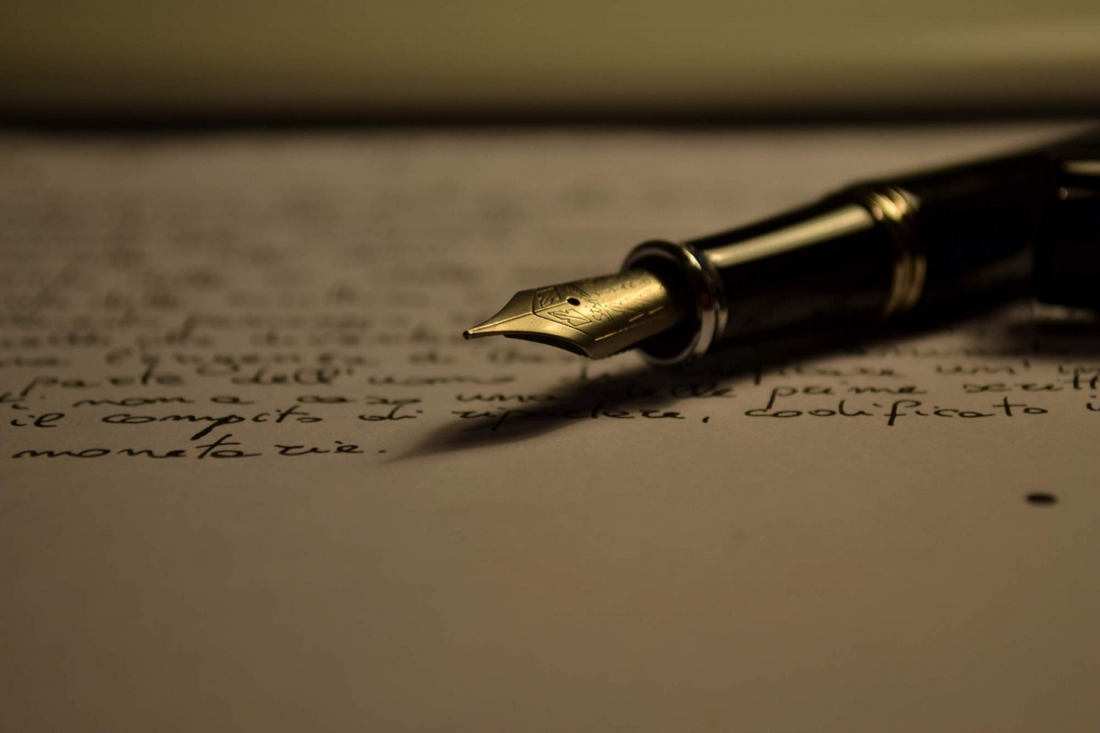 psaní, Pero, kaligrafie, ruka, rukopis, zblízka, makro fotografie, kancelářské potřeby