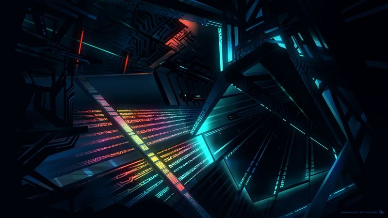 prostor,laser,světlo,architektura,futuristický,řeřavý