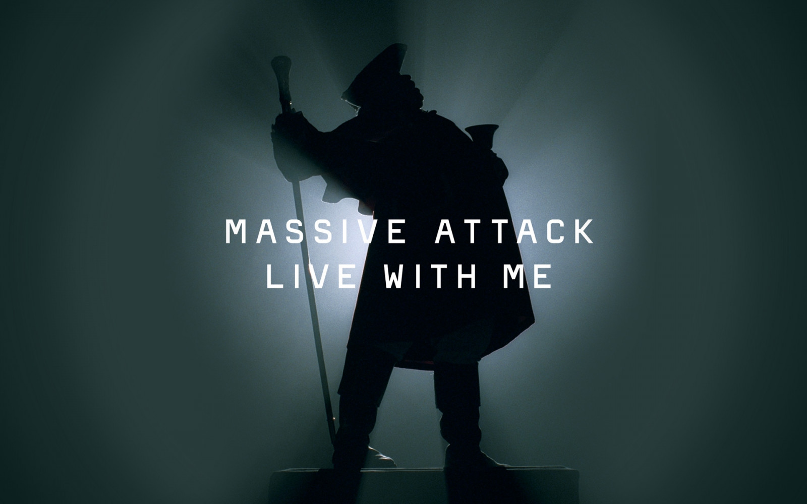 Wallpaper silhouette, statue, Massive Attack, man, darkness, graphics, computer wallpaper