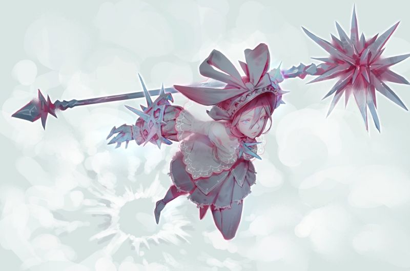 ilustrace, fantasy umění, anime, květ, Snímek obrazovky, bojovník ilustrace, fantasy umění, anime, květ, Snímek obrazovky, bojovník