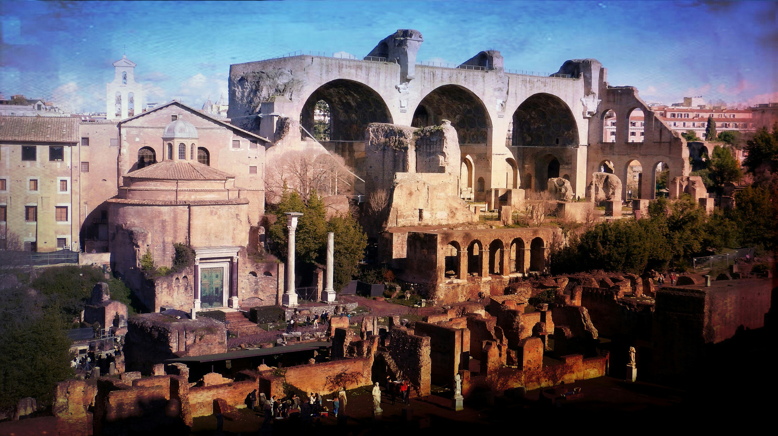 La Roma Wallpaper : city, Italy, building, sky, Tourism, history, arch, Rome ...