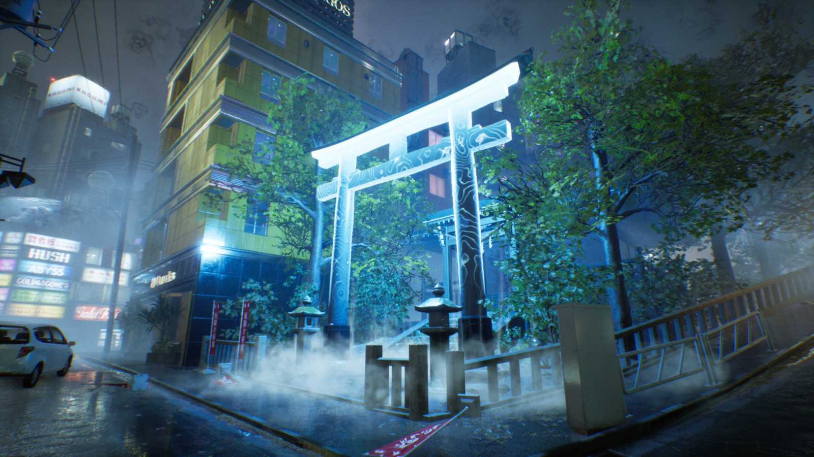 ghostwire, Bethesda Softworks, Tokio, ulice, torii