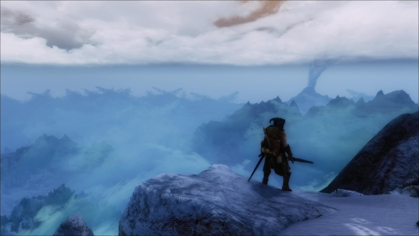 landskab, billeder, naturskøn, skærmbilleder, gaming, fantasi, RPG, screencap, tes, ENB, theelderscrolls, Dragonborn, Skyrim, tesv, theelderscrollsvskyrim, dovahkiin, throatoftheworld, highhrothgar, screenarchery, grimwinterenb, grimwinterredux