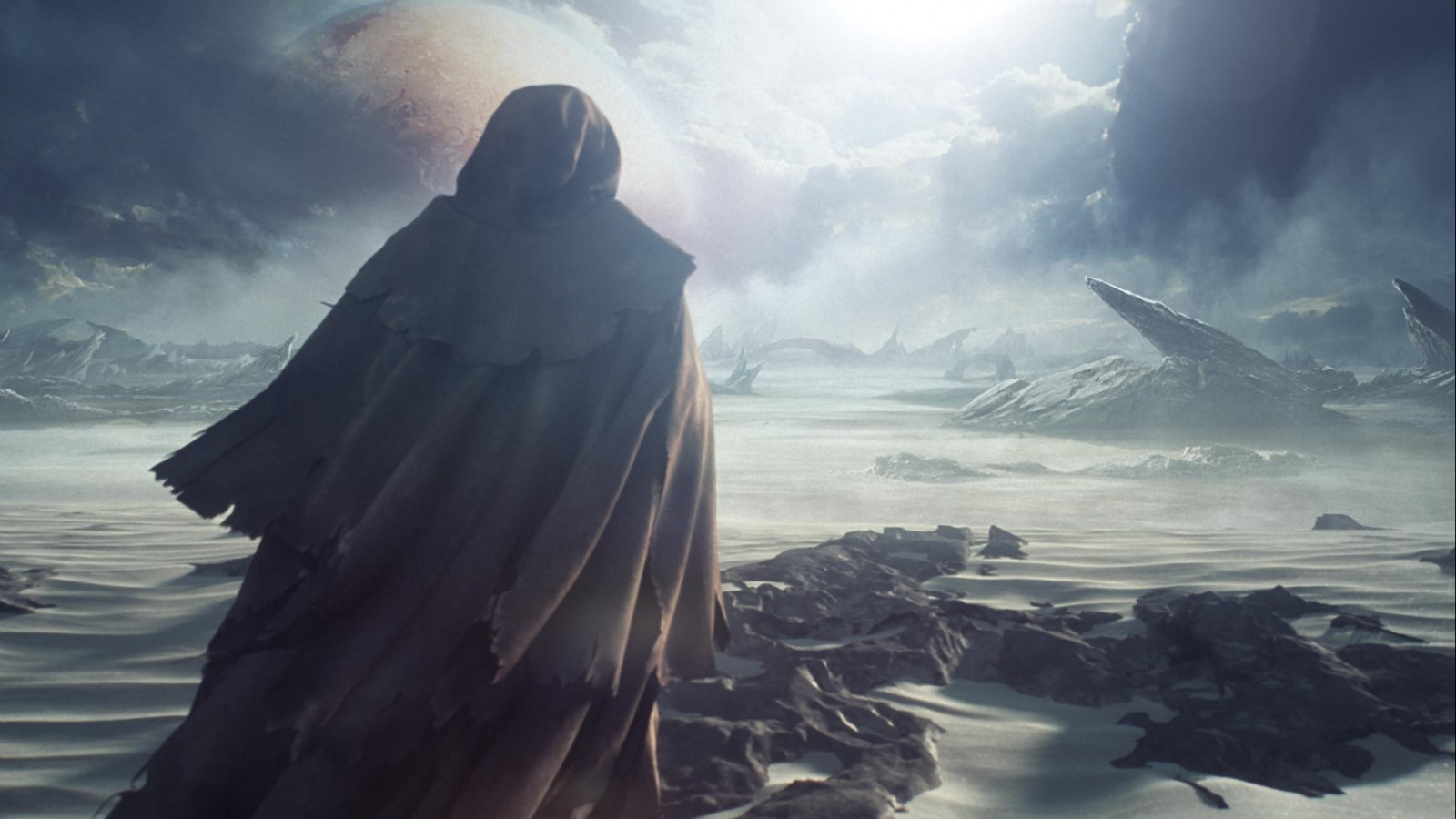 slunečnímu záření, videohry, mlha, Svatozář, vítr, halo 5, Šéfkuchař, Xbox One, Terén, mrak, hora, vlna, tma, Snímek obrazovky, atmosférický jev