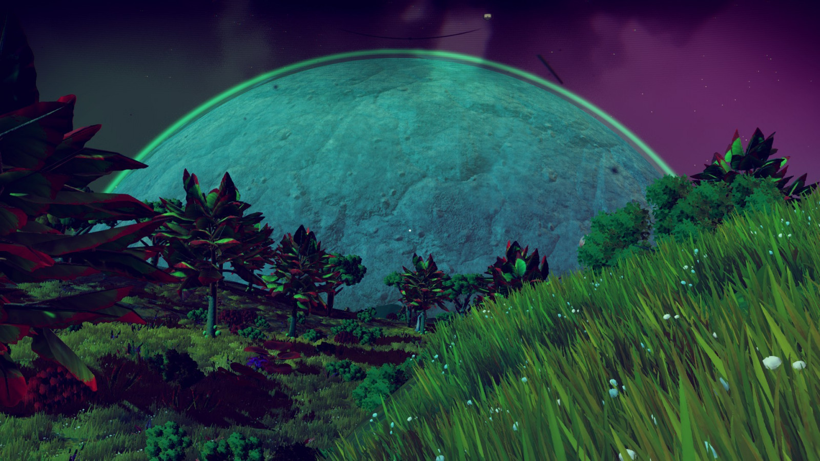πράσινος, gamer, Αυγή, screenshot, 1920x1080 px, Δεν Mans Sky, οικοσύστημα