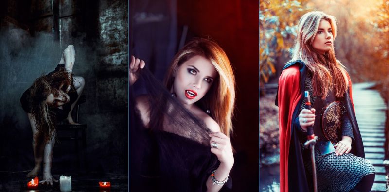 ženy, fantasy umění, koláž, Snímek obrazovky, model, móda ženy, fantasy umění, koláž, Snímek obrazovky, model, móda