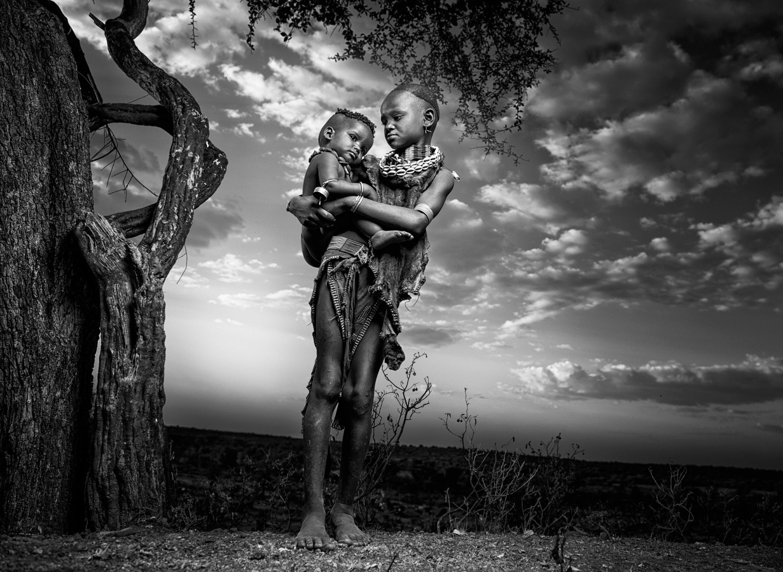 branco, Preto, monocromático, crianças, fotografia, África, emoção, fotografia, Trevas, Preto e branco, Fotografia monocromática, Filme negro