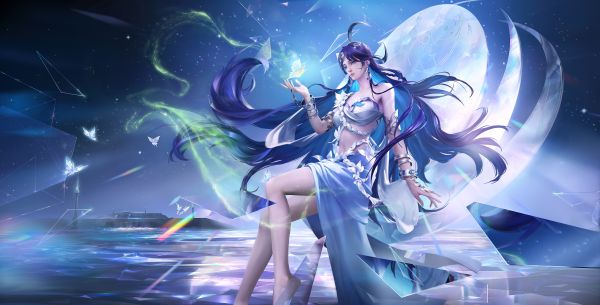 Honor of Kings,video game characters,video games,PC gaming,video game girls,butterfly