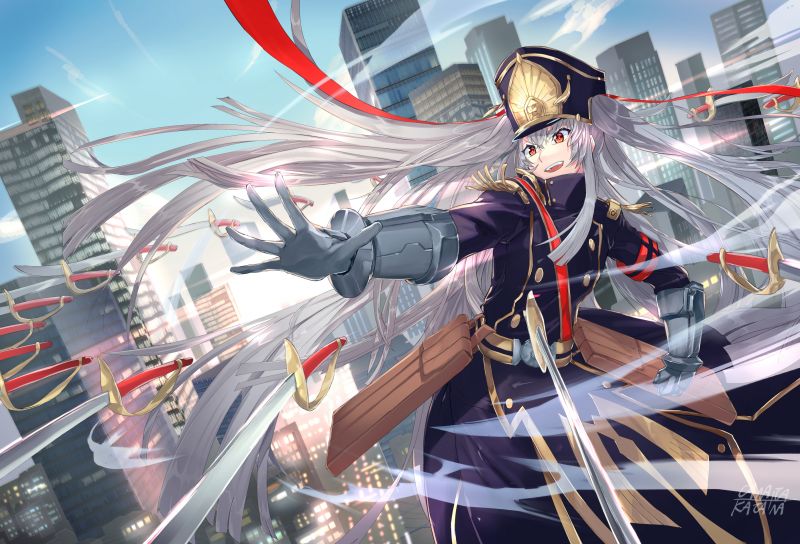 Re creatori, anime girls, Gunpuku No Himegimi Re creatori, anime girls, Gunpuku No Himegimi