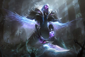 壁纸 : EDG Worlds 2021 Champion, Aphelios League of legends, Graves