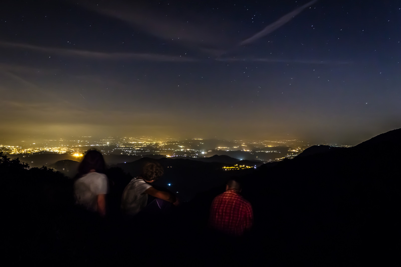 krajina, světla, Itálie, noc, nebe, hvězdy, večer, Kánon, měsíční svit, horizont, atmosféra, panoráma, soumrak, astronomie, půlnoc, světlo, mrak, svítání, cielo, hvězda, tma, 600D, Kampánie, 1855, Benevento, citta, paesaggio, Sannio, luci, Atmosféra Země, astronomický objekt, stelle, beneventofoto
