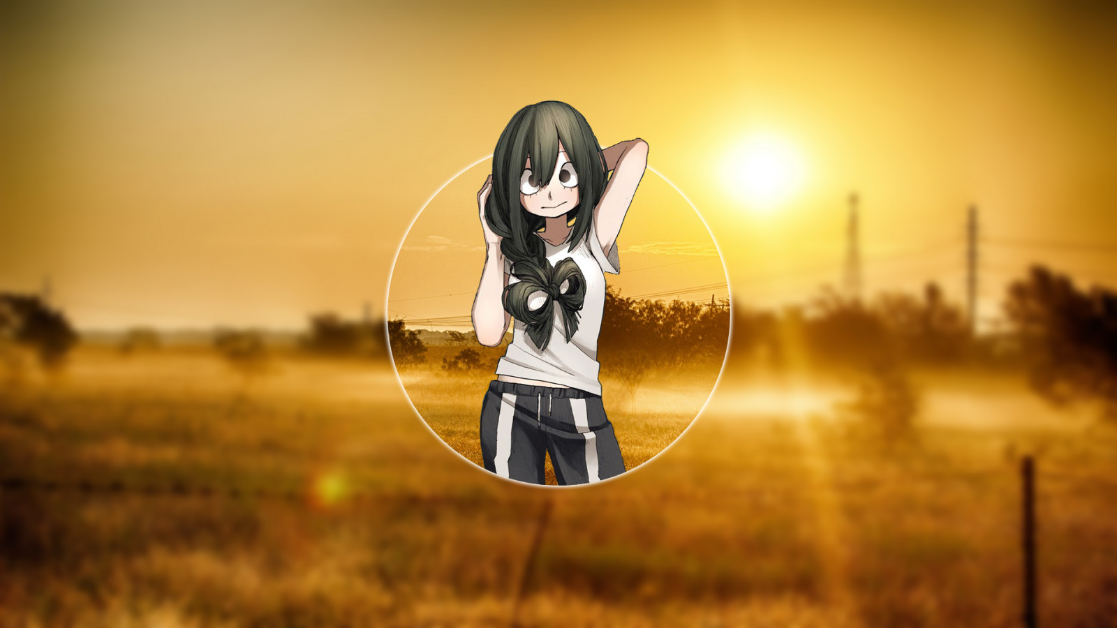 anime, Anime piger, Boku ingen Hero Academia, tsuyu Asul