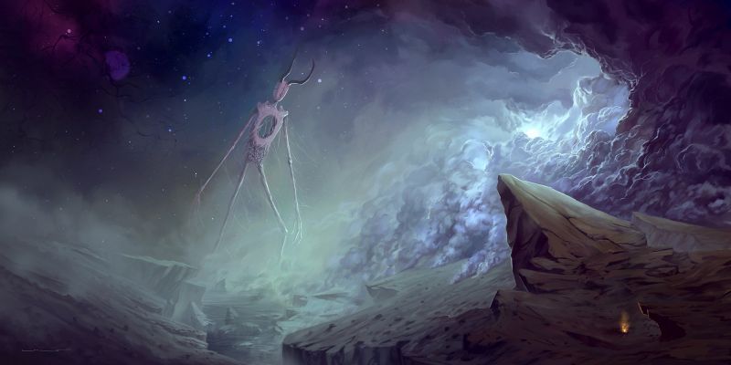 fantasy umění, prostor, vesmír, vlny, atmosféra, smrt fantasy umění, prostor, vesmír, vlny, atmosféra, smrt