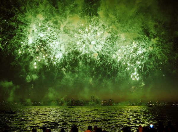 river,fireworks,Australia,Perth,Batman,australiaday