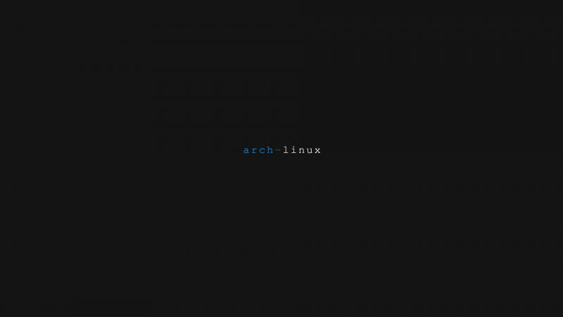 พื้นหลังที่เรียบง่าย,มืด,Arch Linux,ความเรียบง่าย,Linux
