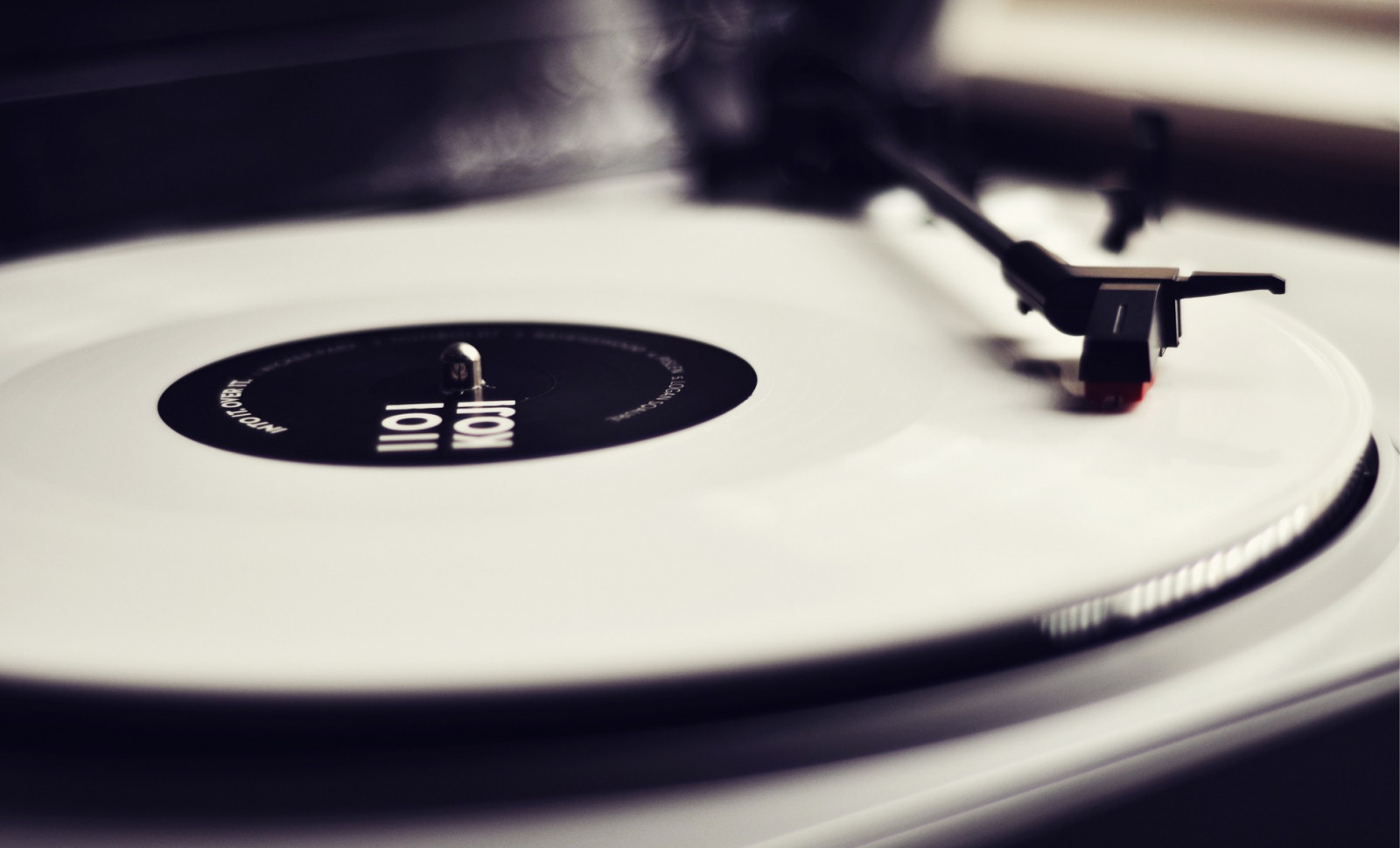 bianca, nero, musica, giradischi, compact disc, vinile, elettronica, disturbato, forma, aggeggio, avvicinamento, Record grammofono