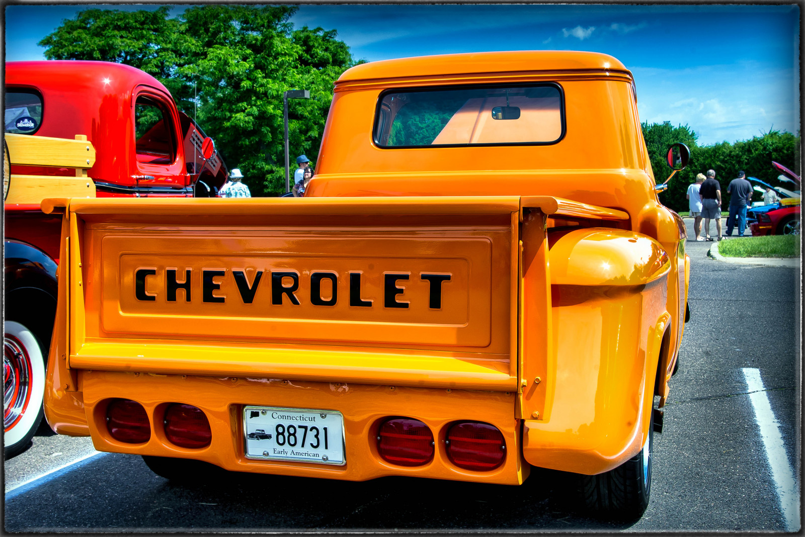 Wallpaper motor vehicle, yellow, Vintage car, automotive design