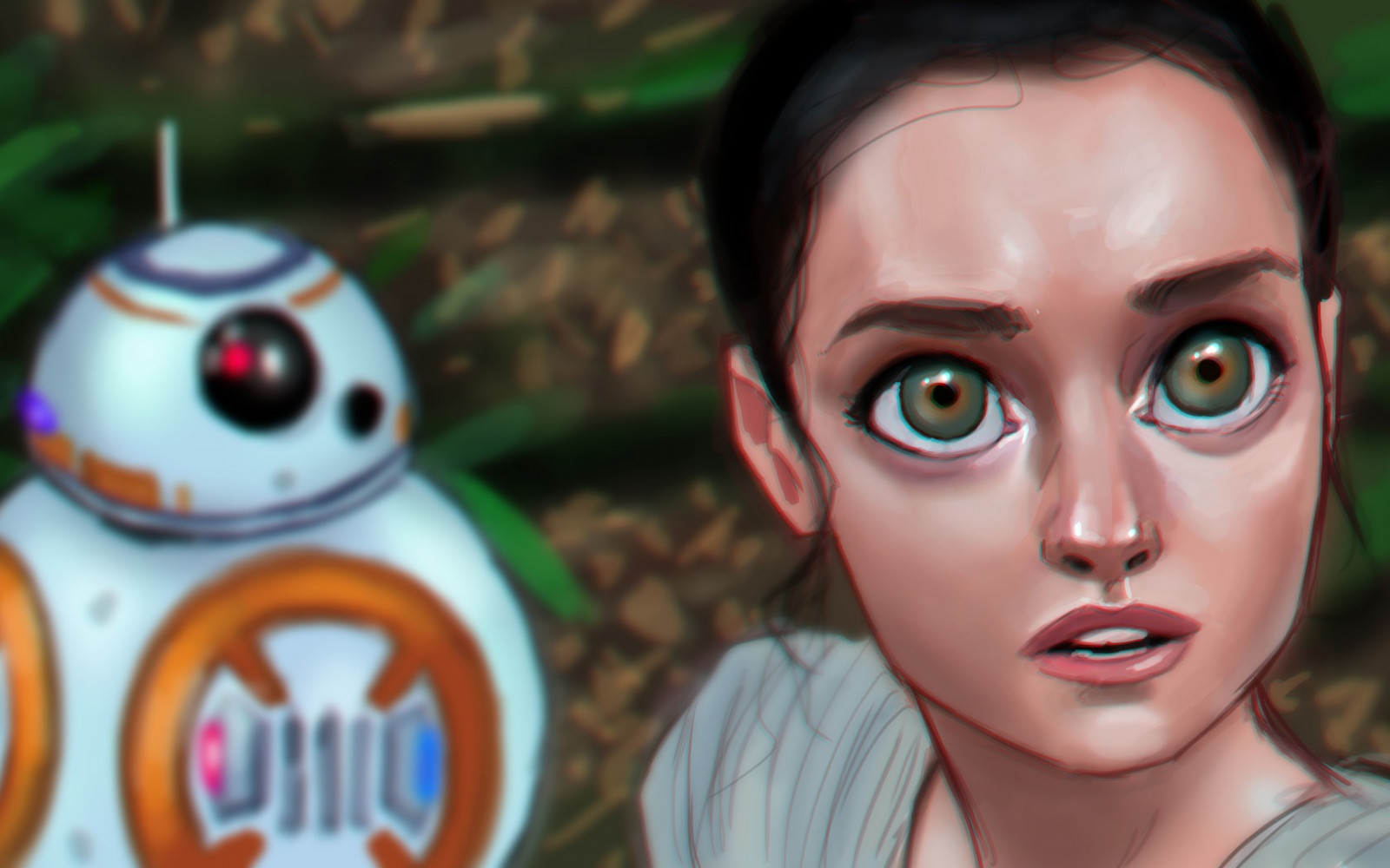 Wallpaper : Star Wars, anime, blue, Toy, doll, head, Rey, color, eye ...