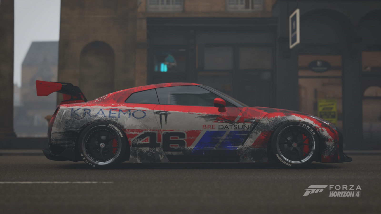 Forza Horizon 4, závodění, Nissan GTR, JP Performance