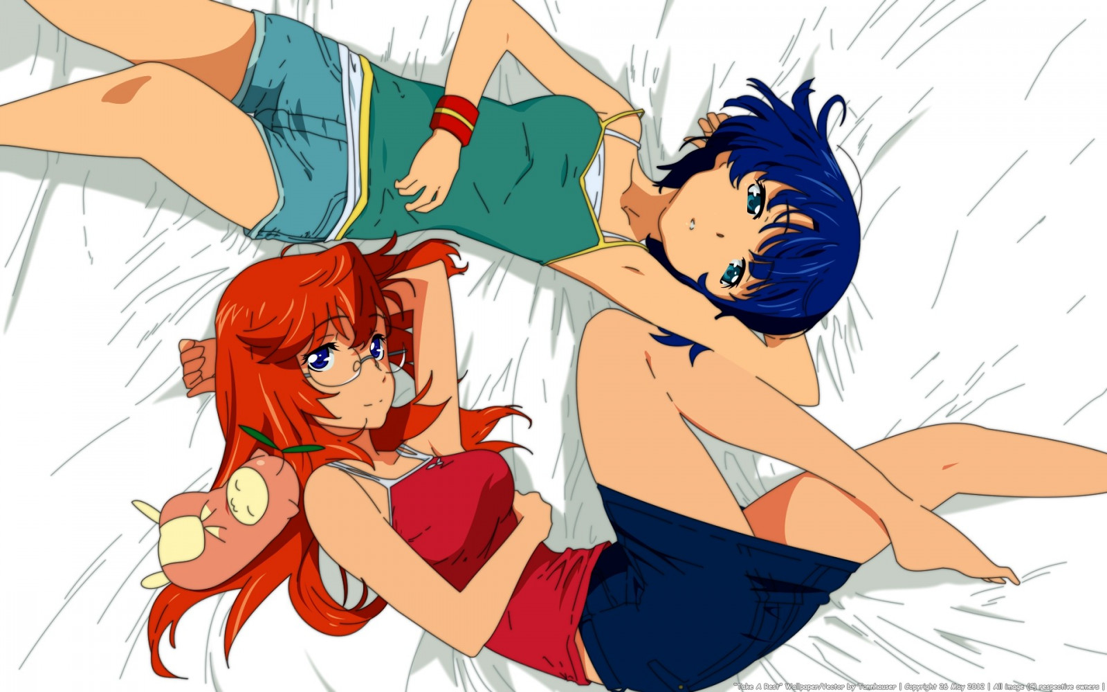 ilustrace, anime, anime dívky, kreslená pohádka, komiks, Ano Natsu de Matteru, Takatsuki Ichika, Tanigawa Kanna, mangaka, komiks