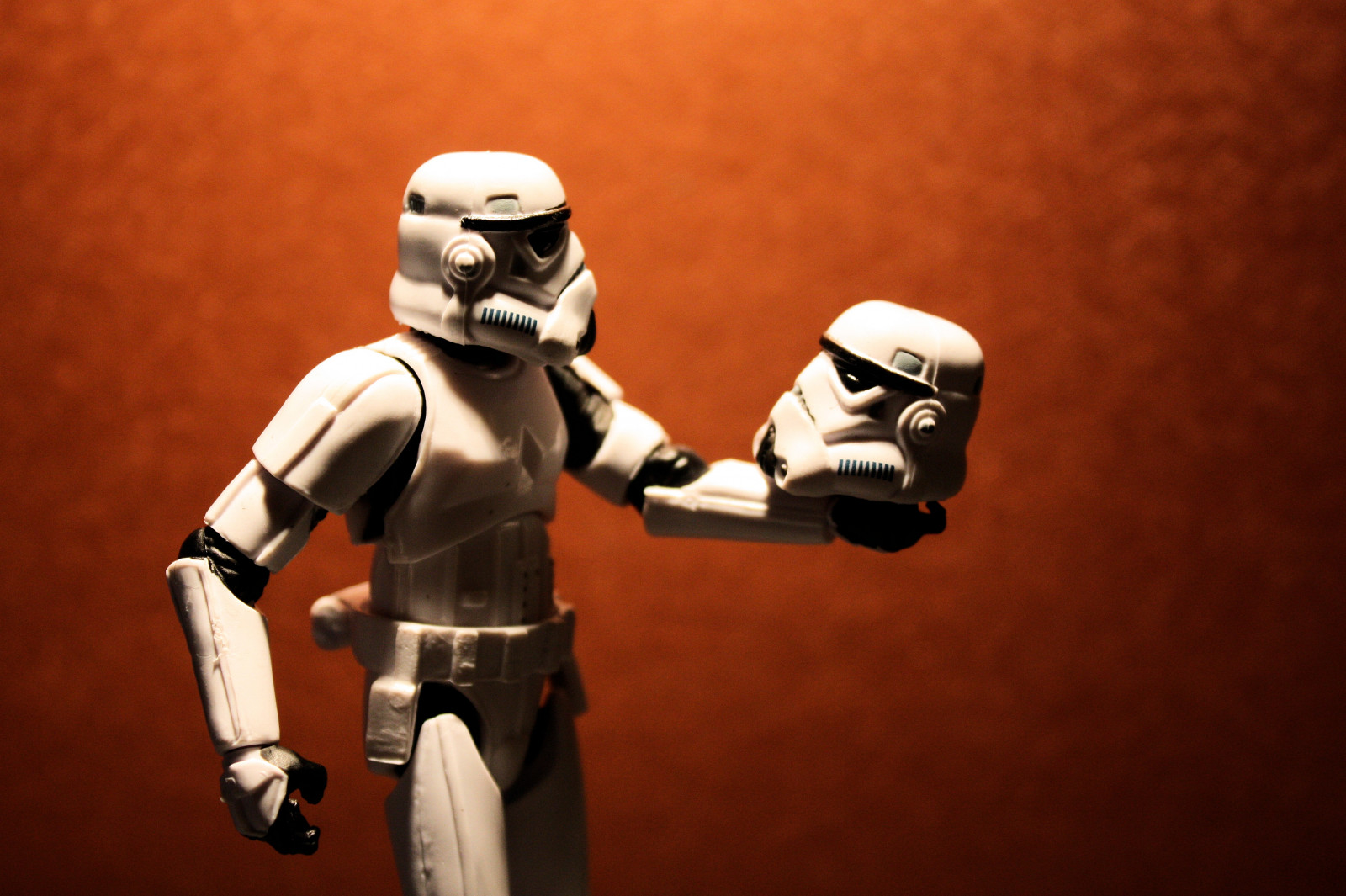 Hračka, akční figurka, robot, figurka, tma