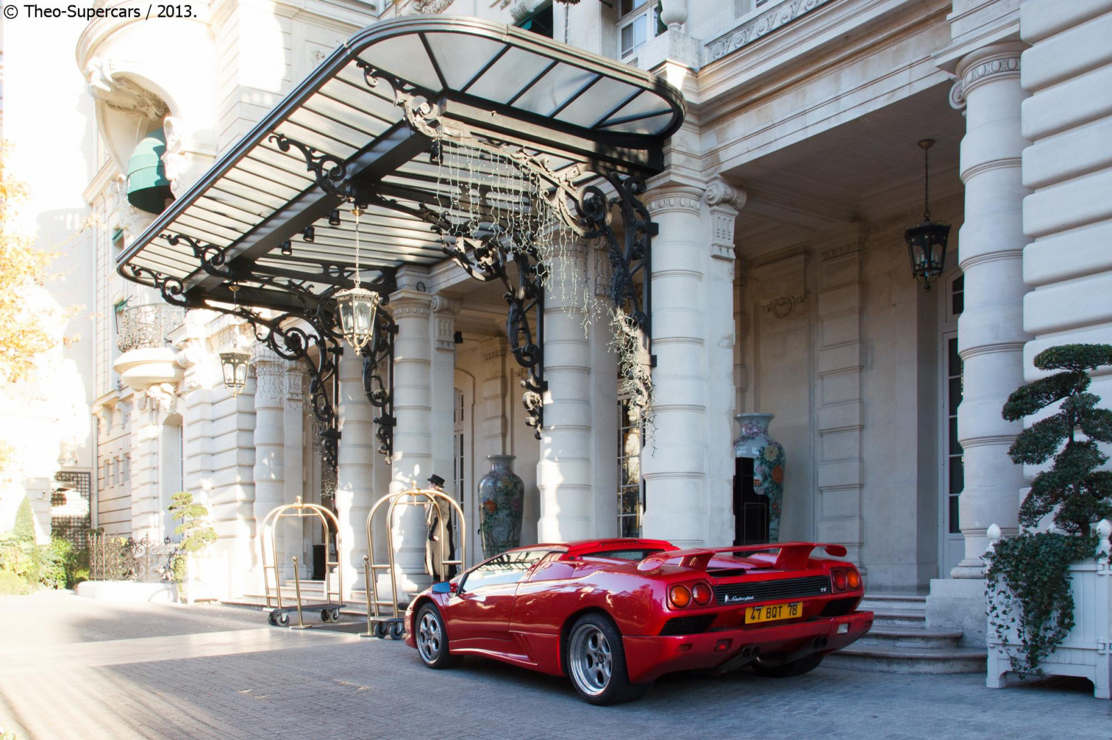 Červené, Paříž, francouzština, italština, alma, bohatý, palác, Býk, Shangrila, Diablo, Lamborghini, luxus, Vzácný, Iena