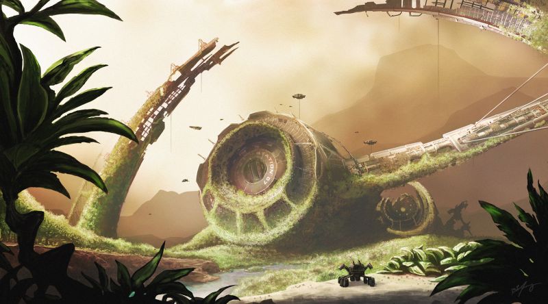 Arte fantasía, Obra de arte, ciencia ficción, selva, flor, flora Arte fantasía, Obra de arte, ciencia ficción, selva, flor, flora