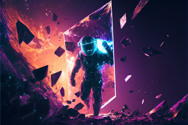 ai art,astronaut,spacesuit,space,science fiction,abstract