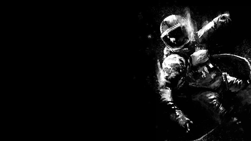 1920x1080 px,astronauta,espacio,monocromo