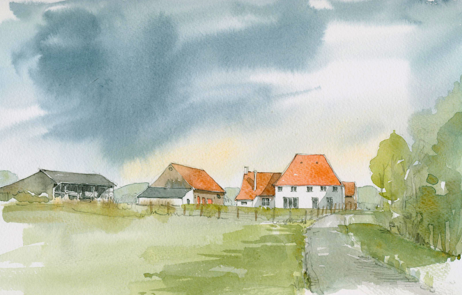 výkres, malování, pastelka, UMĚNÍ, malovat, skica, belgie, vodové barvy, atmosférický jev, akvarel barvy, tužka, Aquarell, visiblytalented, vanysacker, vandenmooter, tekening, schets, potlood, lindavanysackervandenmooter, lindavandenmooter, dessin, Croquis, akvarel, Aquarel, Akvarell, Acuarela, acquerello, Gistel, claventweg