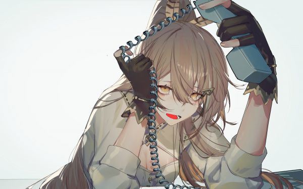 Hololive,Hololive English,Nanashi Mumei,simple background