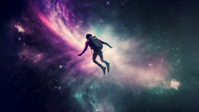 ai art,space,illustration,universe,nebula,floating