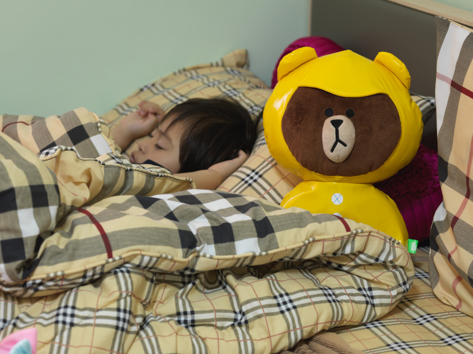 žlutý, pokoj, místnost, plyš, vycpaná hračka, textil, Hračka, produkt, materiál