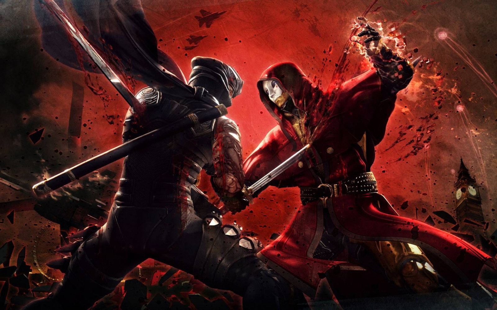 robot, brnění, meč, bojování, komiks, Ninja Gaiden, Snímek obrazovky, válečný magnát, počítač tapeta, pc hry, komiks